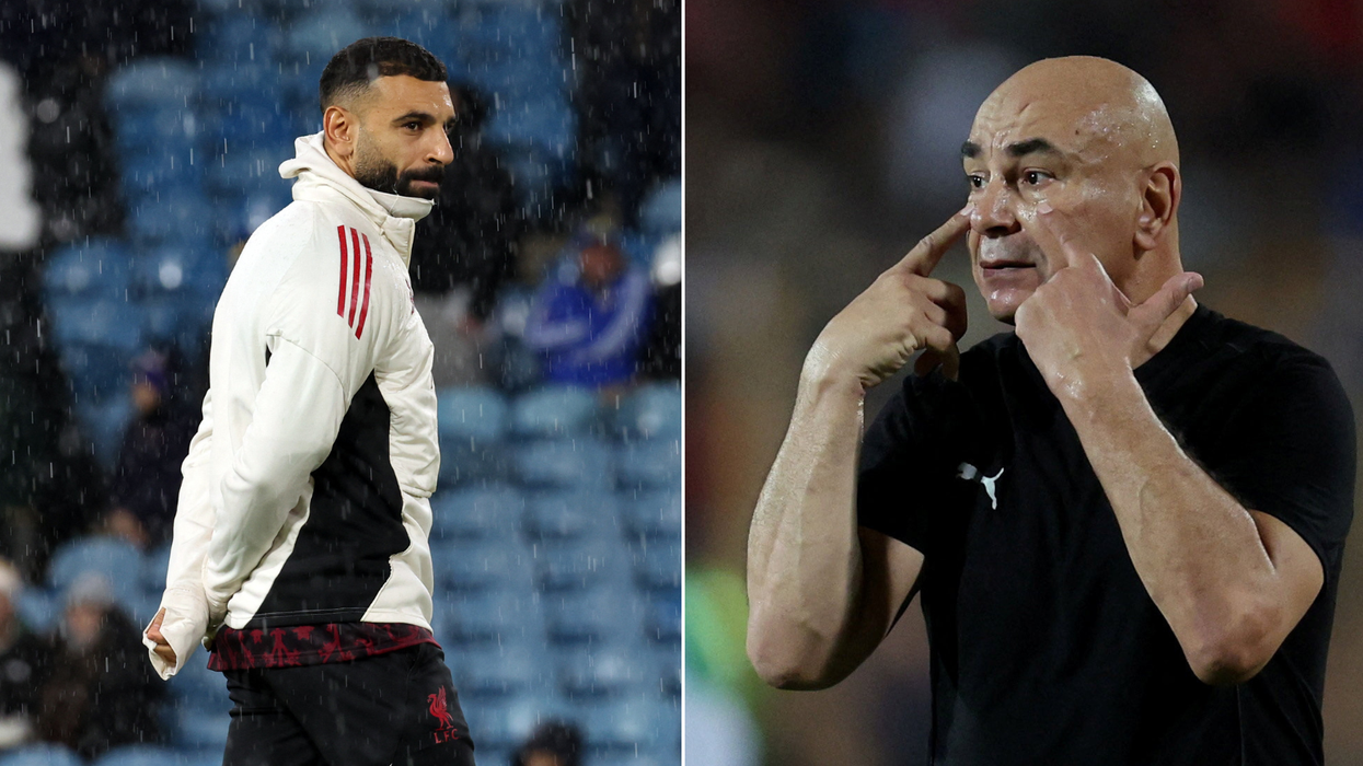 Mohamed Salah and Hossam Hassan