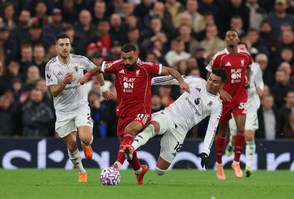 Mohamed Salah Liverpool Man United
