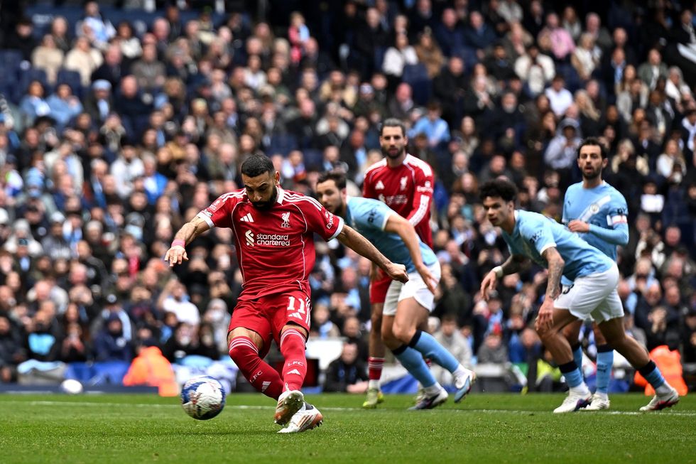 Mohamed Salah missed a penalty in Liverpool's dire FA Cup defeat to Man City