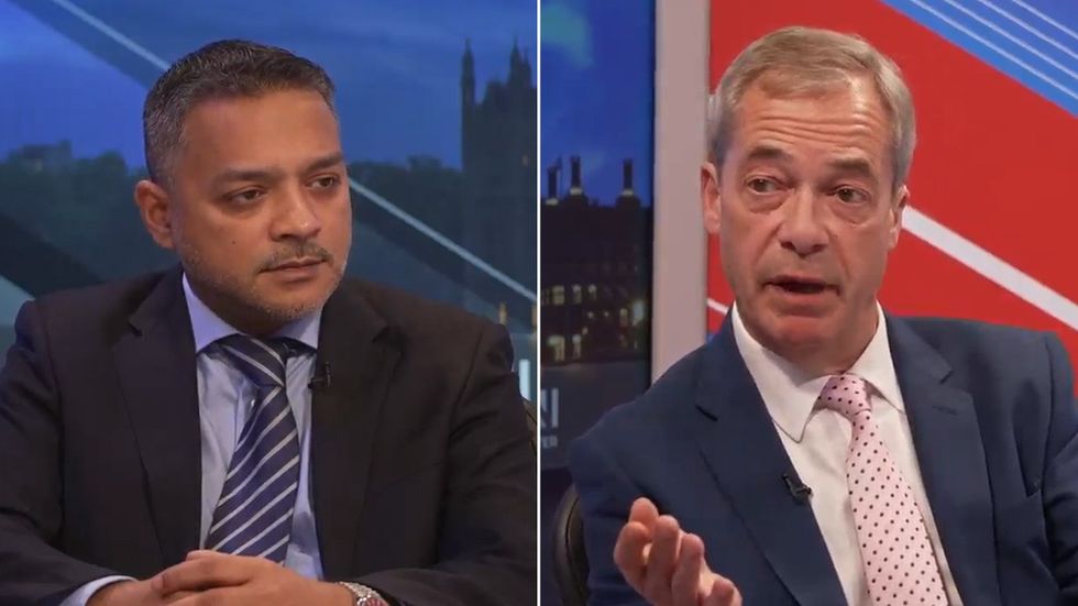 Mohammed Akunjee and Nigel Farage