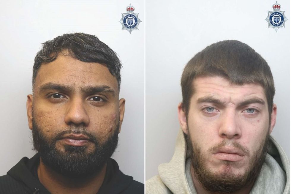 Mohammed Haroon (L) and Kian Brisban-Drawles (R) were jailed for three years, and one year and nine months, respectively