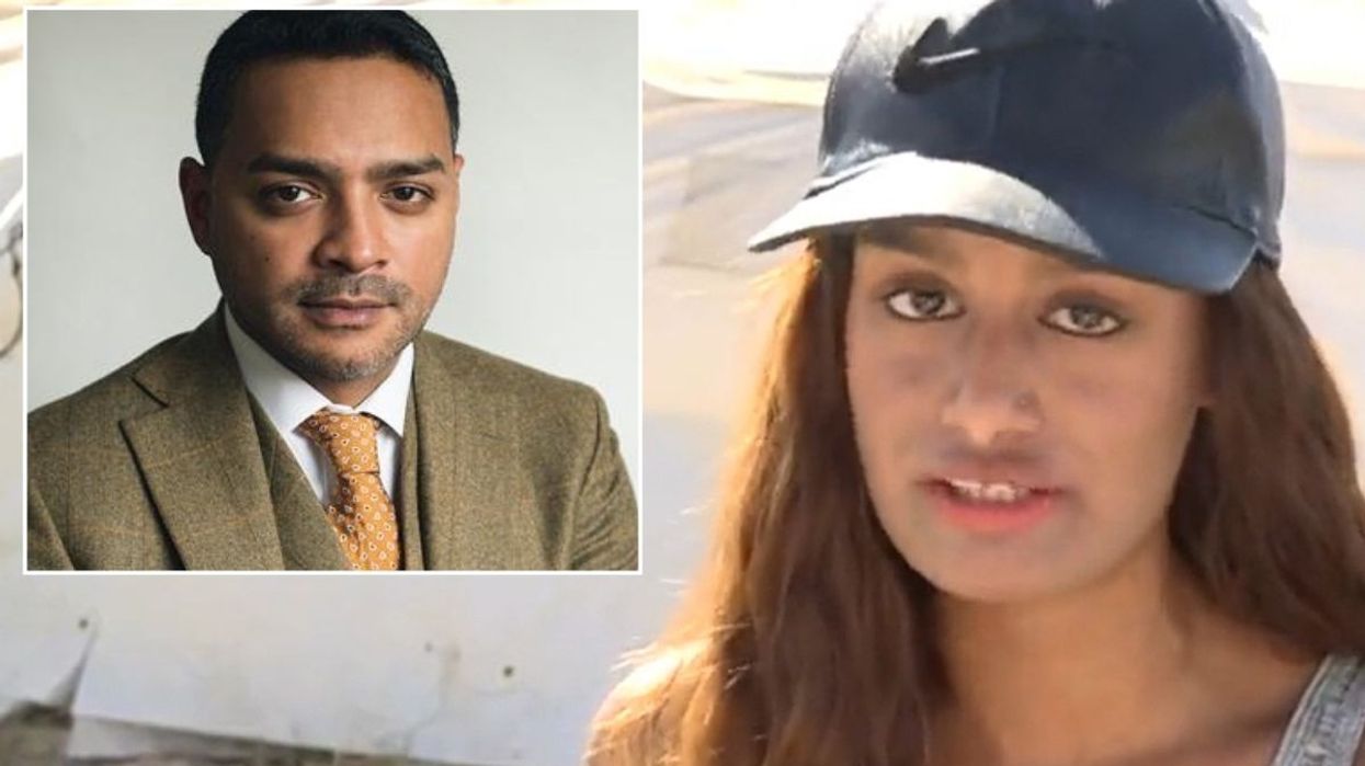 Mohammed Tasnime Akunjee with Shamima Begum
