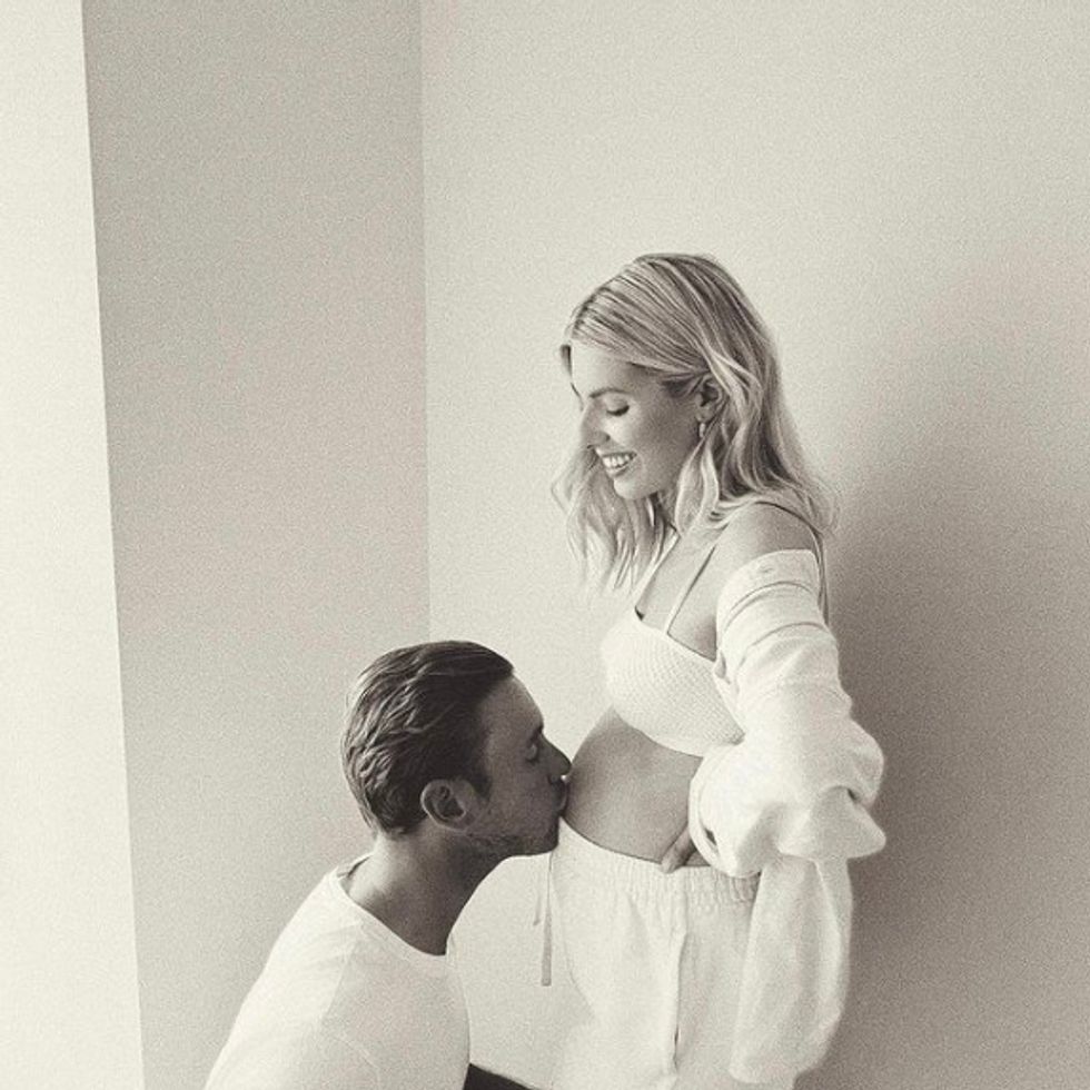 Mollie and Stuart shared their happy news