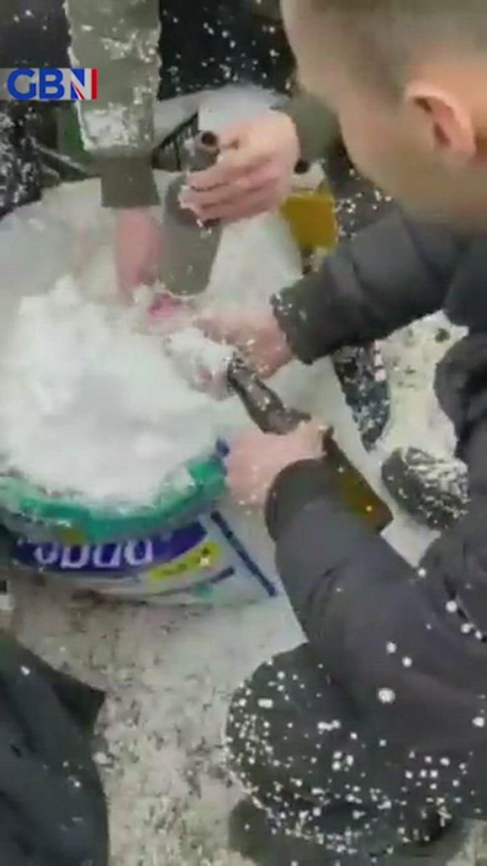 Ukrainians make Molotov cocktails to take on Putin's Russian invaders
