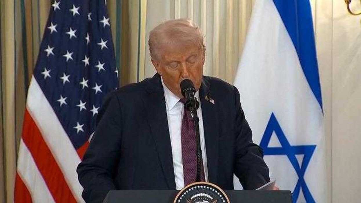 Moment Donald Trump announces top role for 'very good man' Tony Blair in new Gaza committee