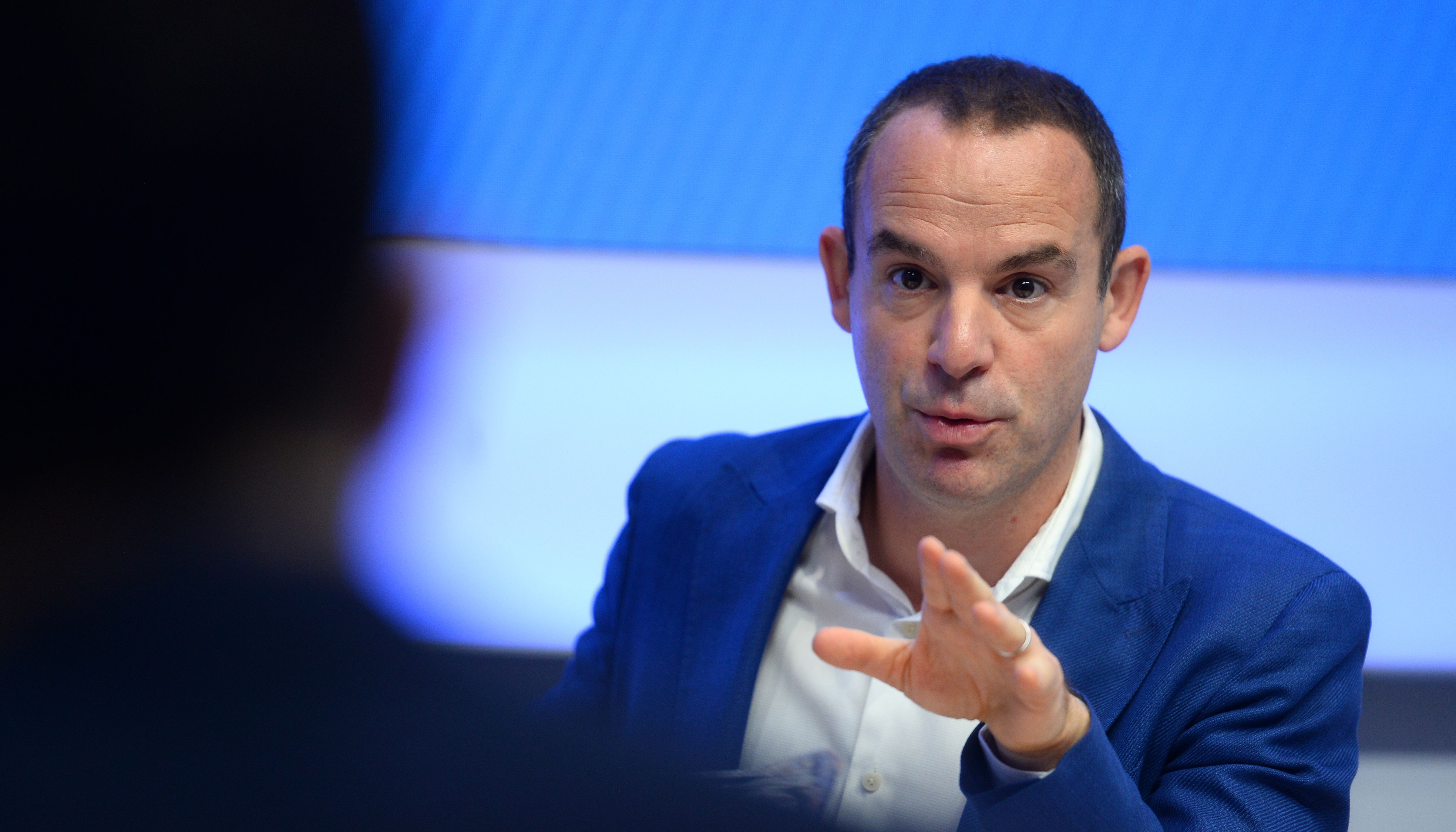 Money Saving Expert's Martin Lewis during a joint press conference with Facebook at the Facebook headquarters in London.