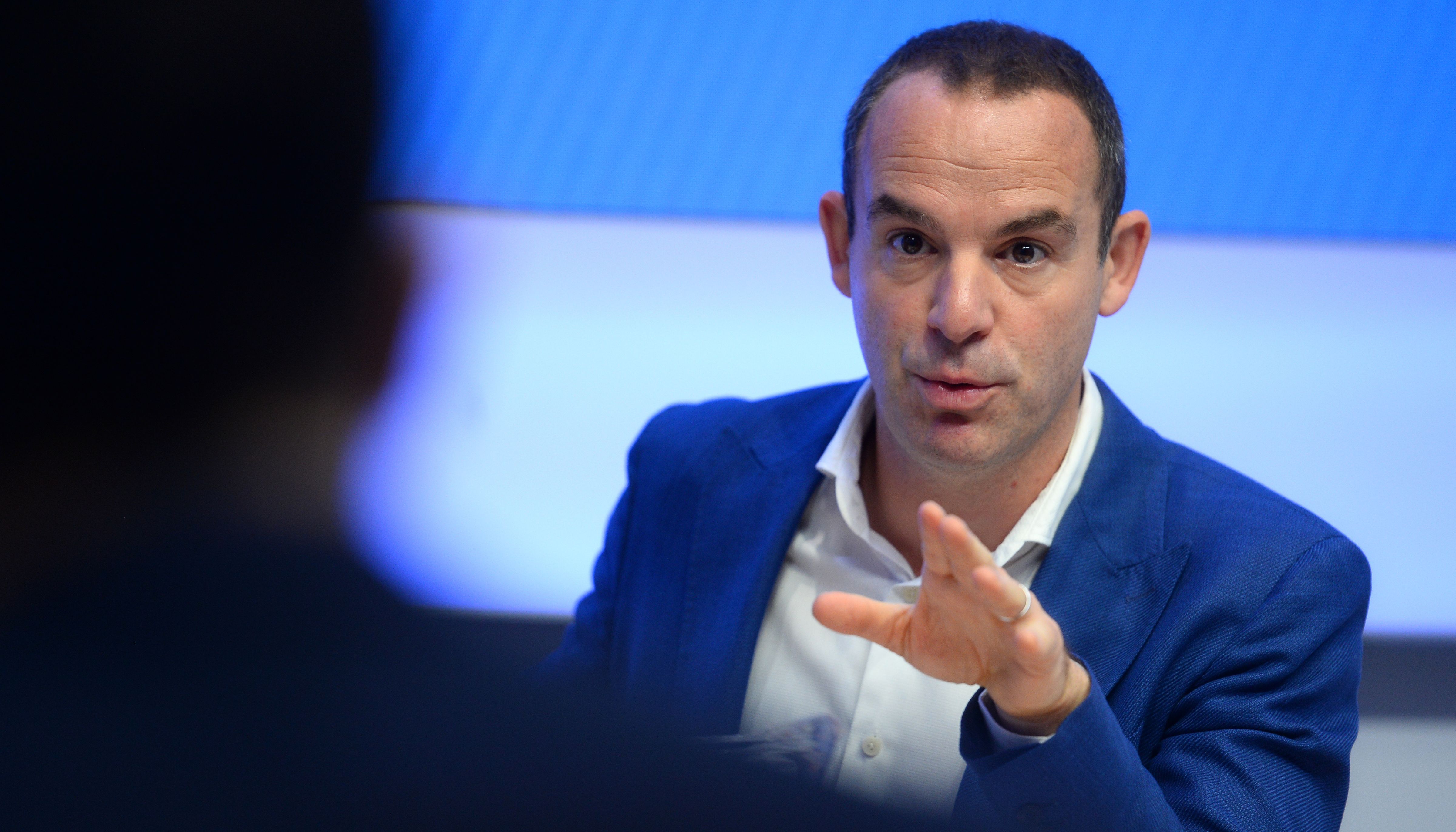 Money Saving Expert's Martin Lewis during a joint press conference with Facebook at the Facebook headquarters in London.