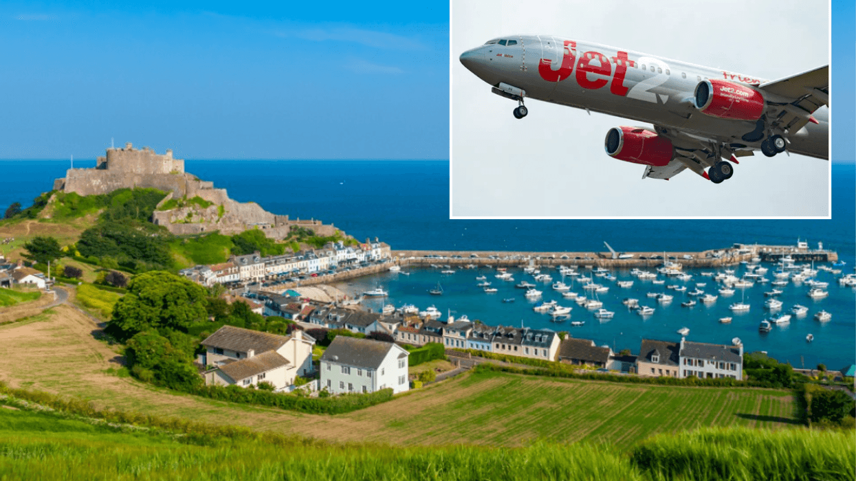 Mont Orgueil Castle, also known as Gorey Castle, in Jersey