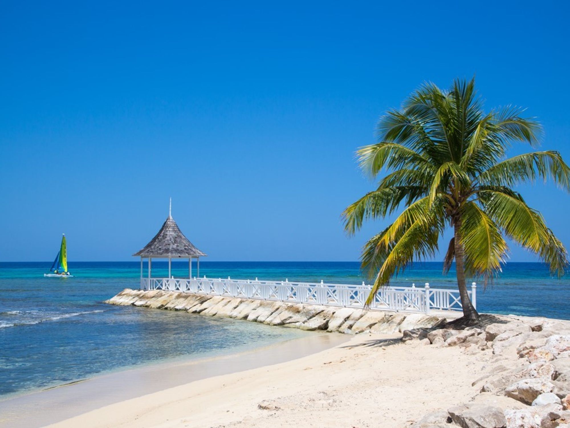 Montego Bay beach Jamaica