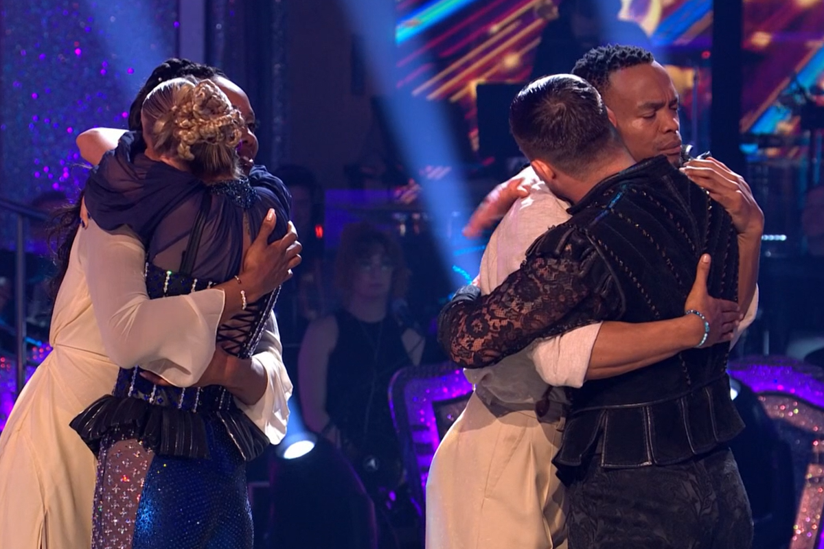 Montell Douglas and Johannes Radebe