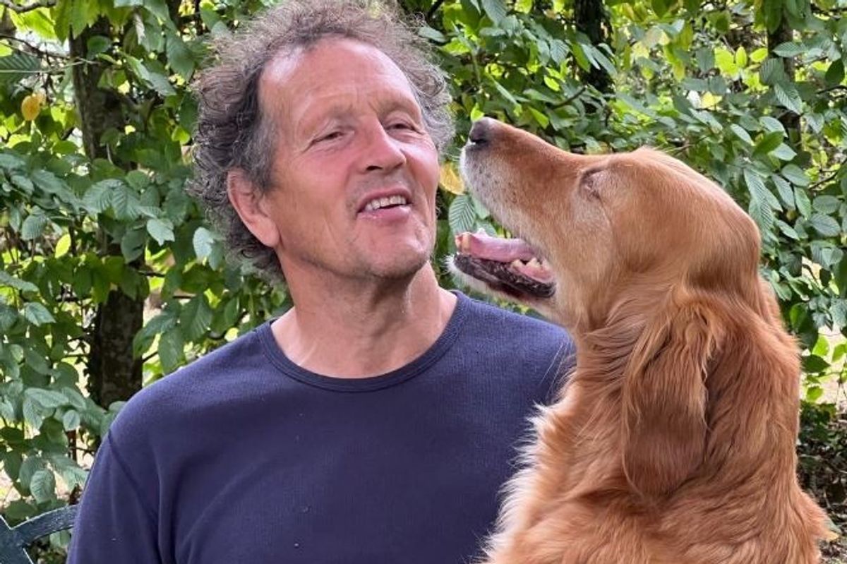 Monty Don and his dog Nell
