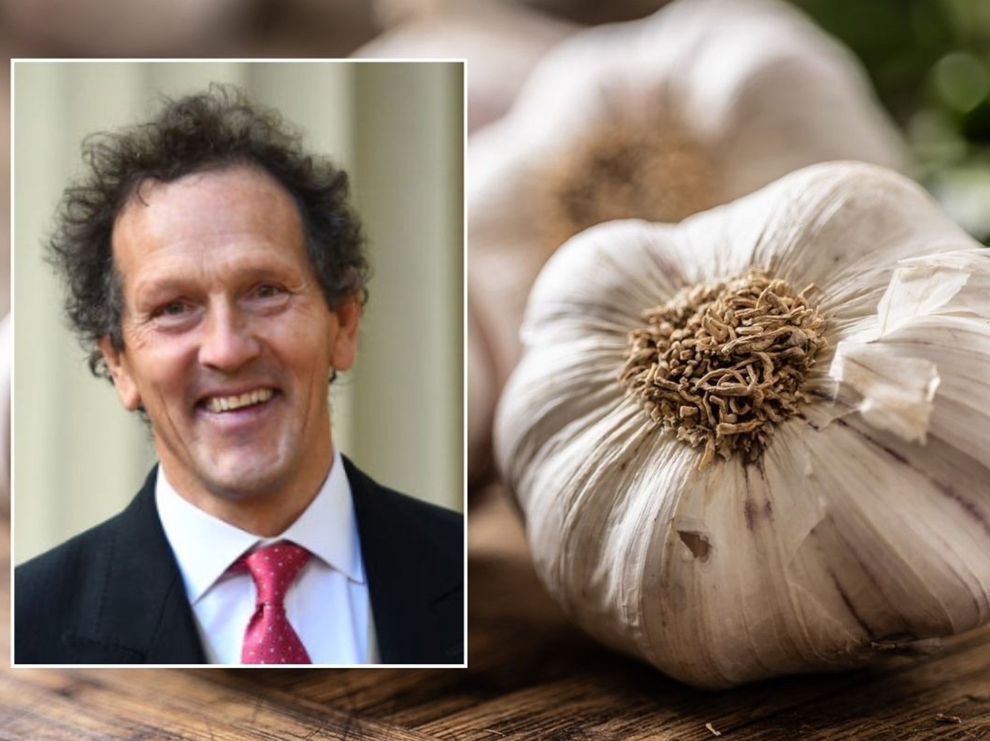 Monty Don / Unpeeled garlic