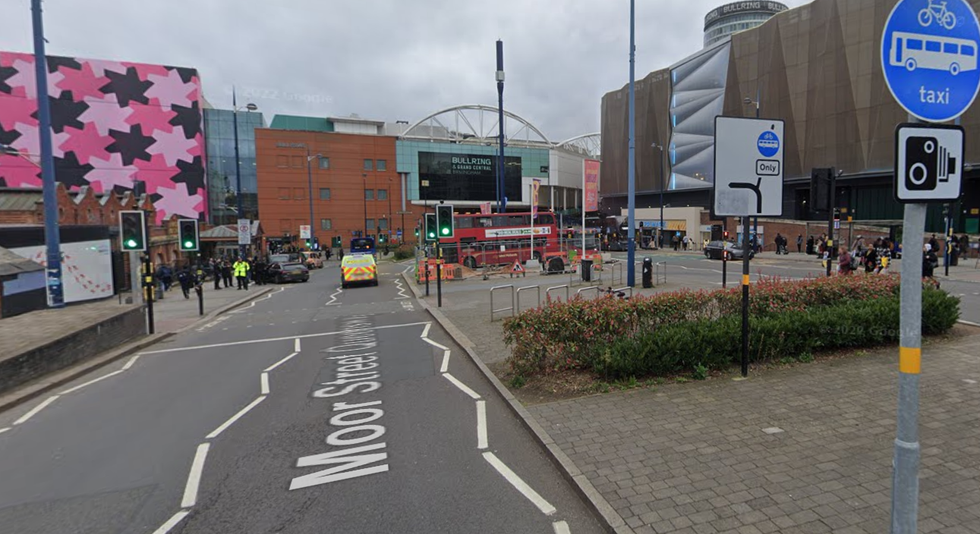 Moor Street in Queensway, Birmingham