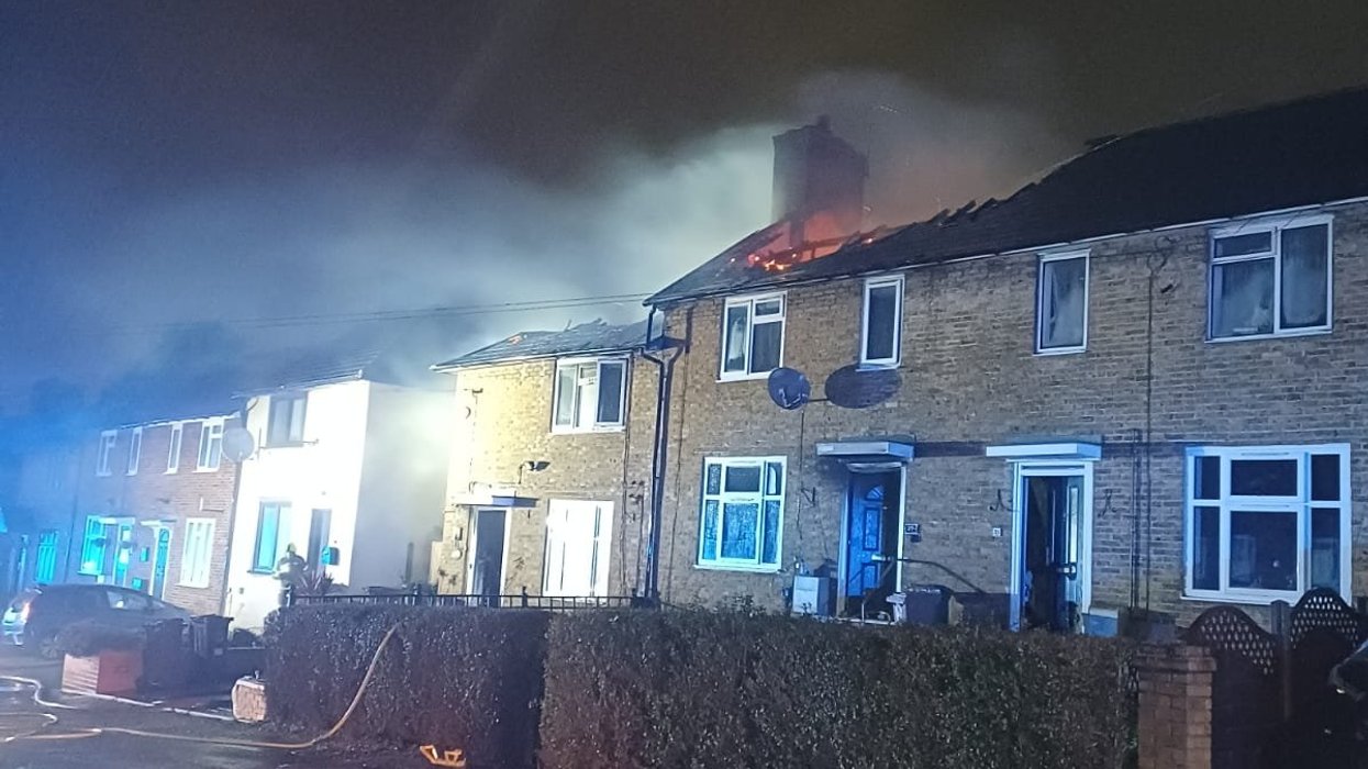 Morden fire: Child rushed to hospital in house fire horror as inferno rips through double-storey home