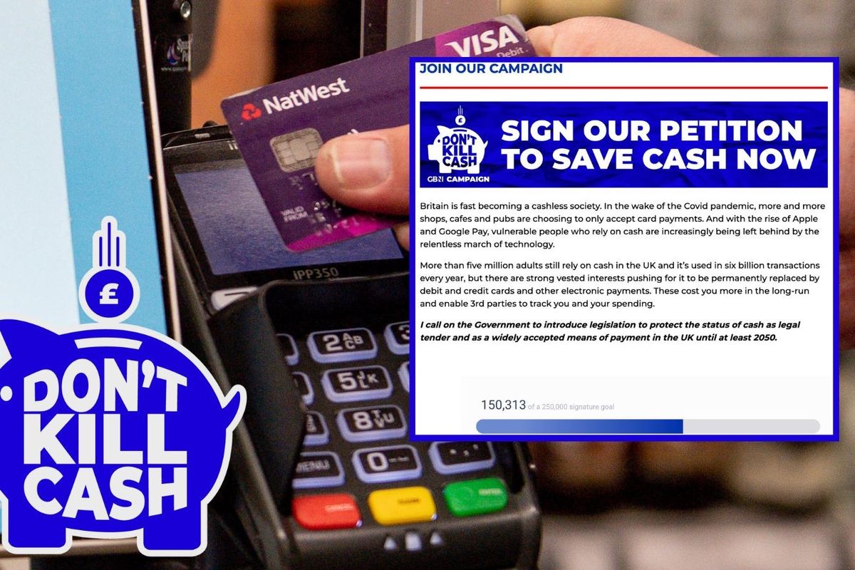 Don't Kill Cash: Sensational 150,000 people endorse campaign to save our currency - just days after launch
