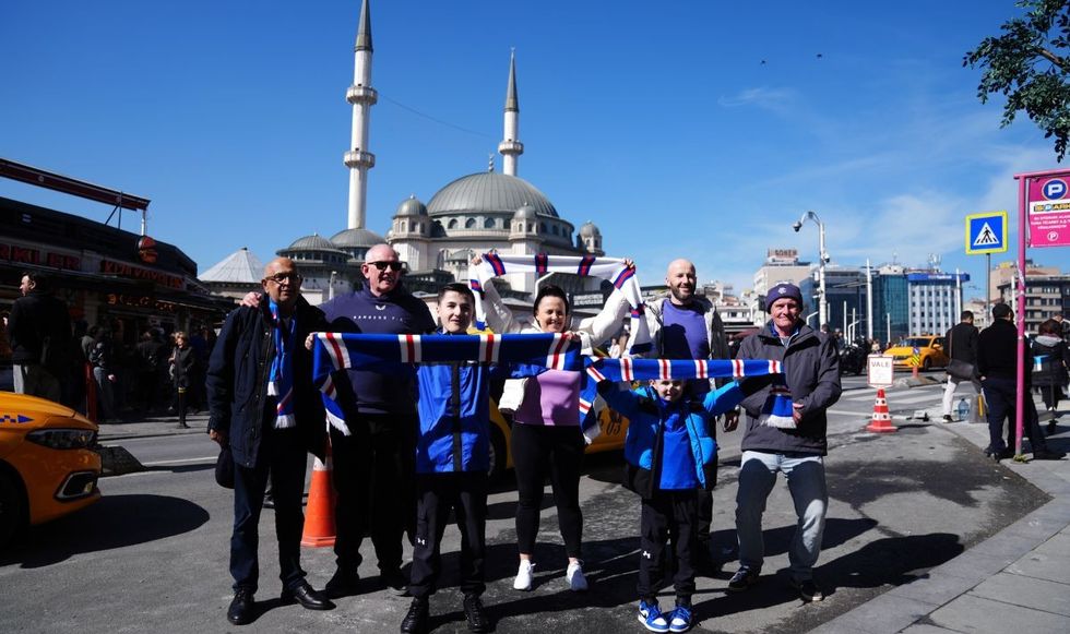 More than 2,000 Rangers fans have travelled to the Fenerbahce match\u200b