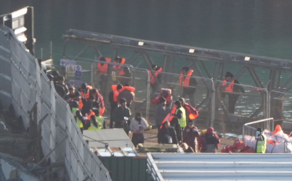 More than 700 migrants arrived in the UK yesterday