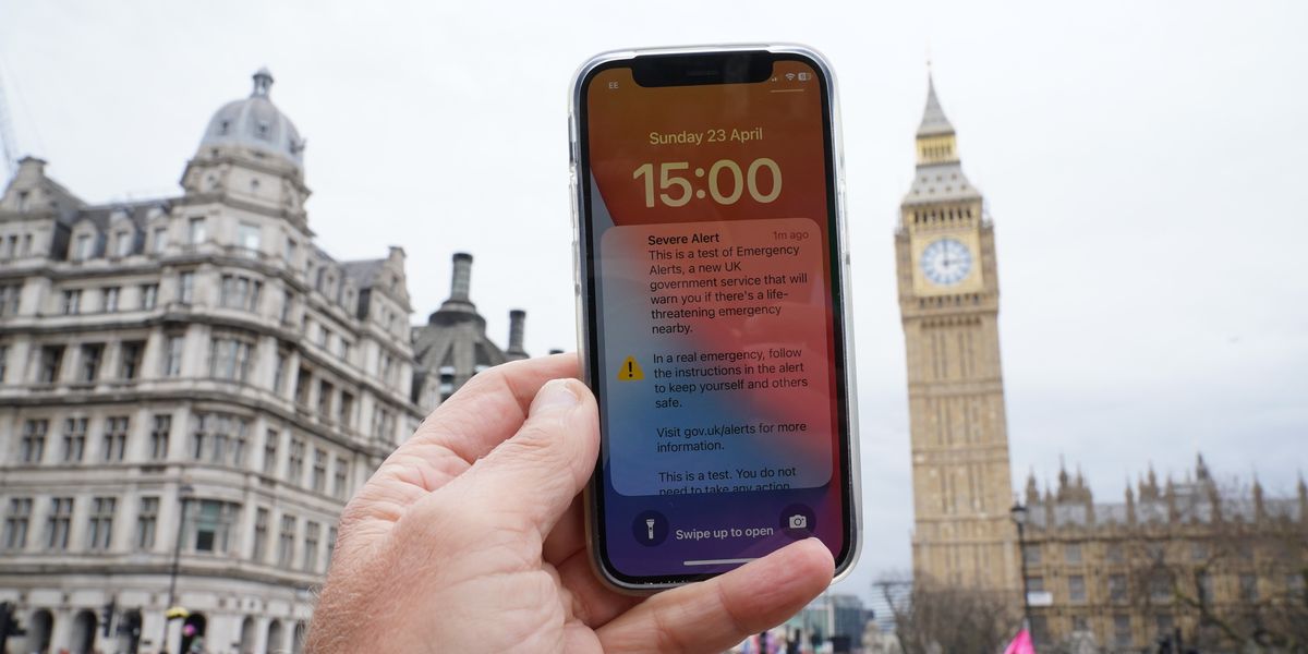 NextImg:Emergency alert to be sent to millions of phones across Britain