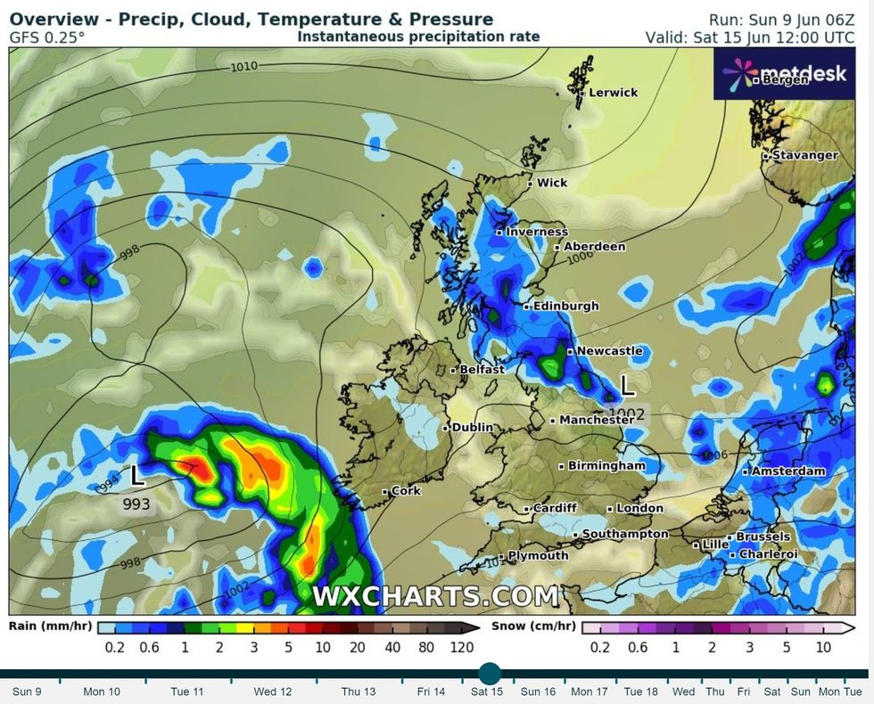 More thunderstorms could develop on Saturday