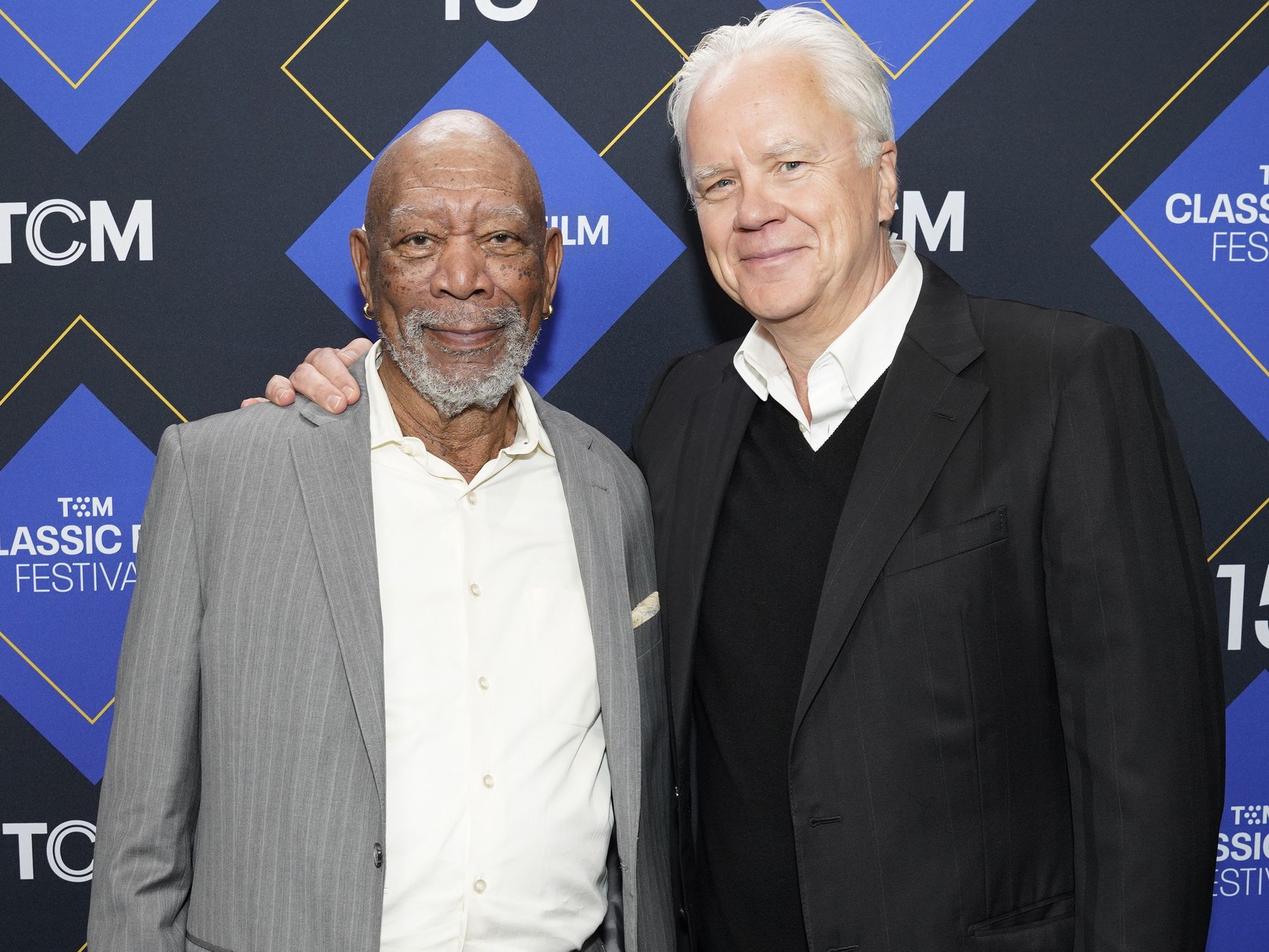 Morgan Freeman and Tim Robbins