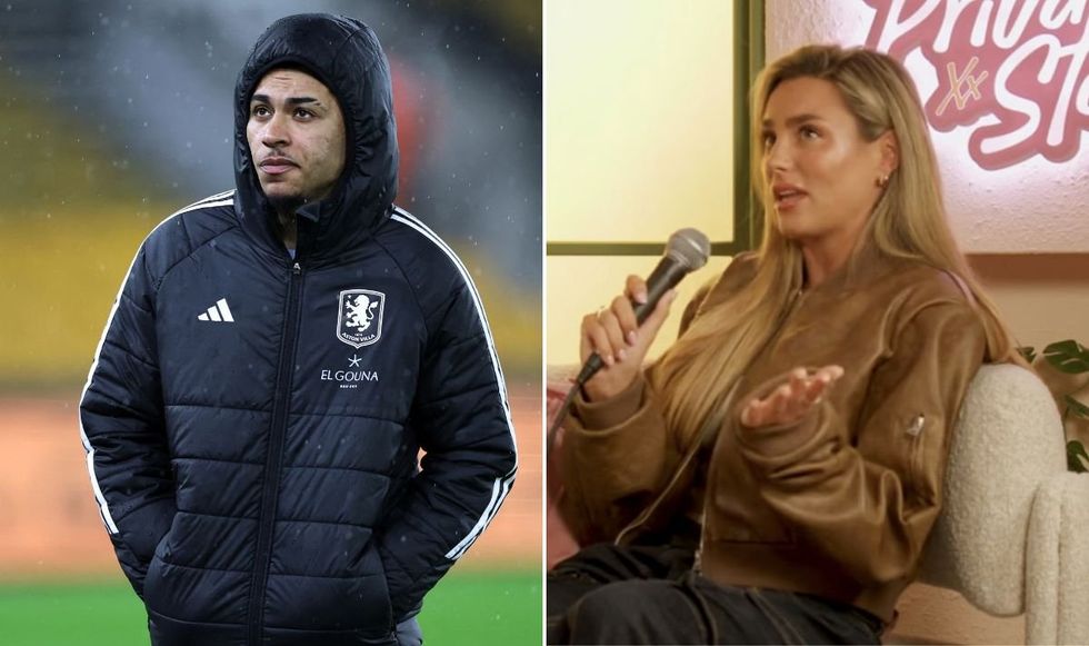 Morgan Rogers has been accused of cheating on his ex Leah Taylor