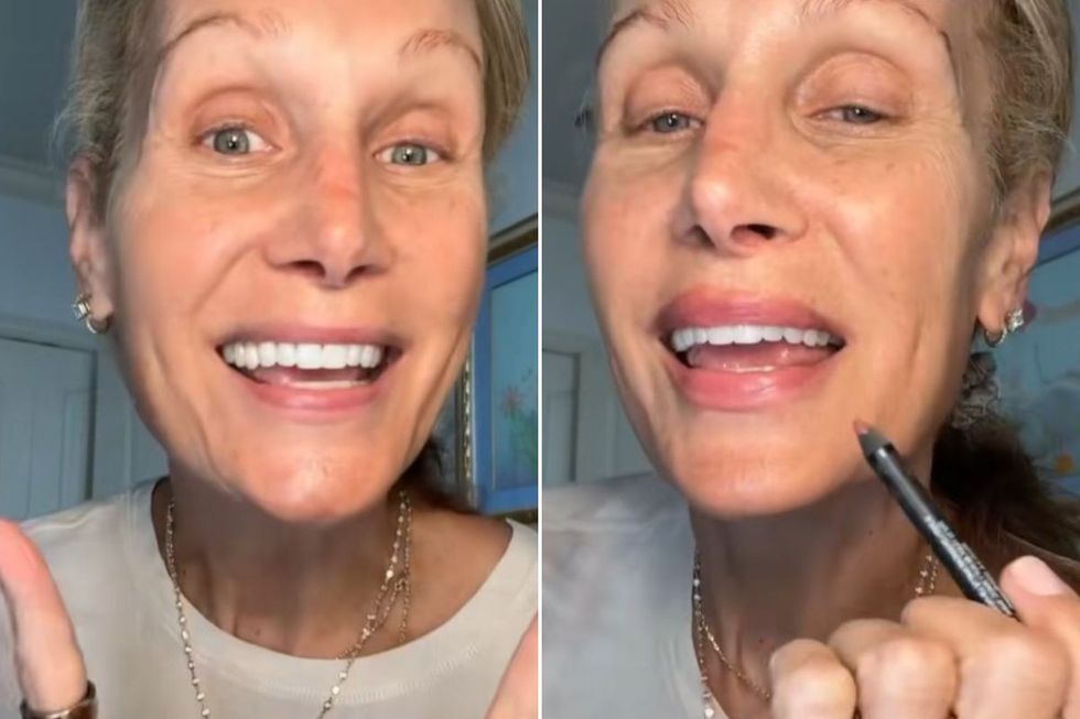 Morgen Schick demonstrating lip hack