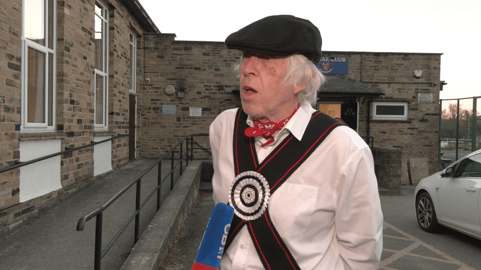 Dançarino de Morris e membro do Great Yorkshire Morris, Sean Moss