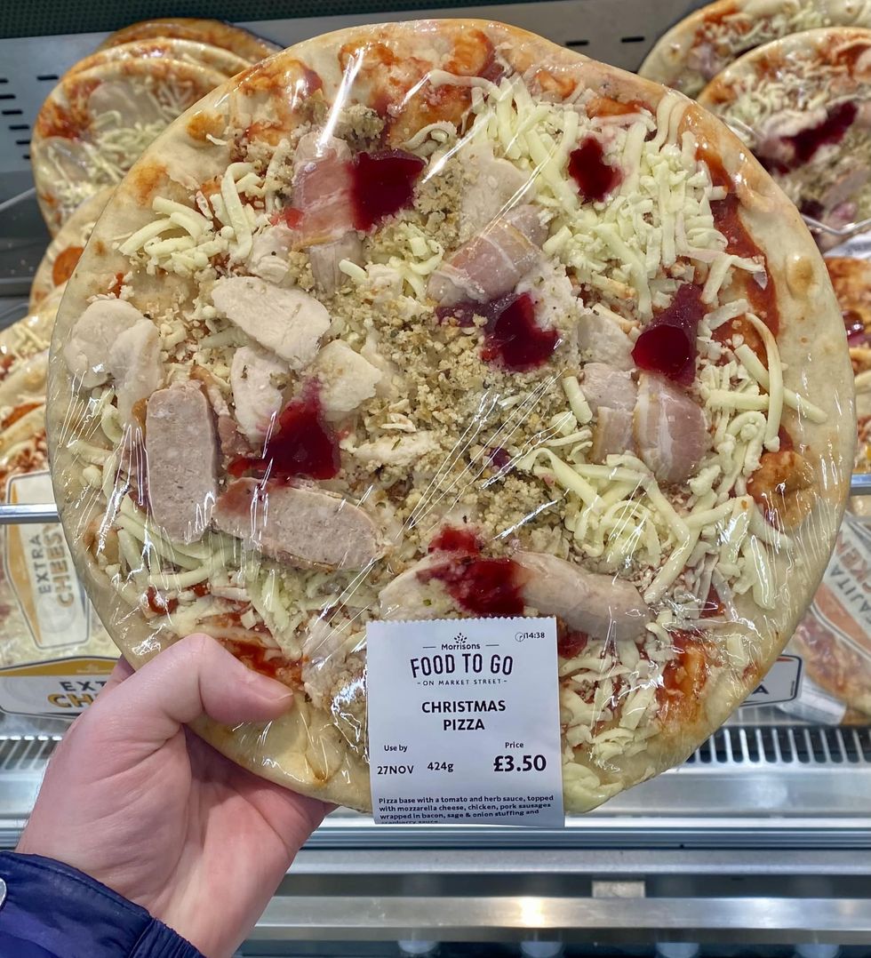 Morrisons Christmas pizza