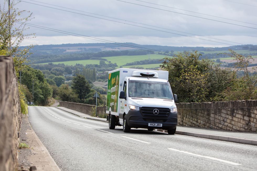 Morrisons delivery van