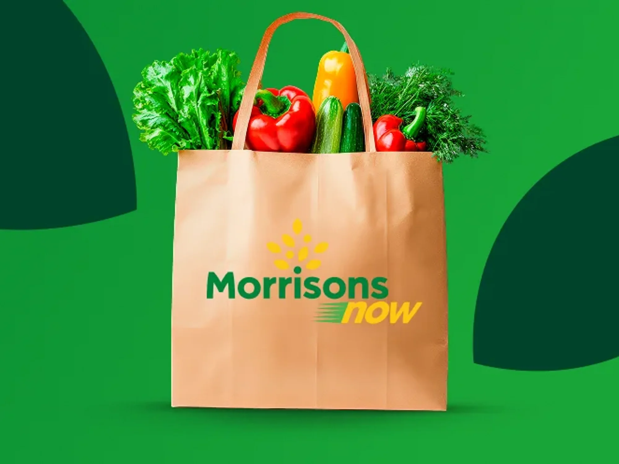 Morrisons Now grocery bag