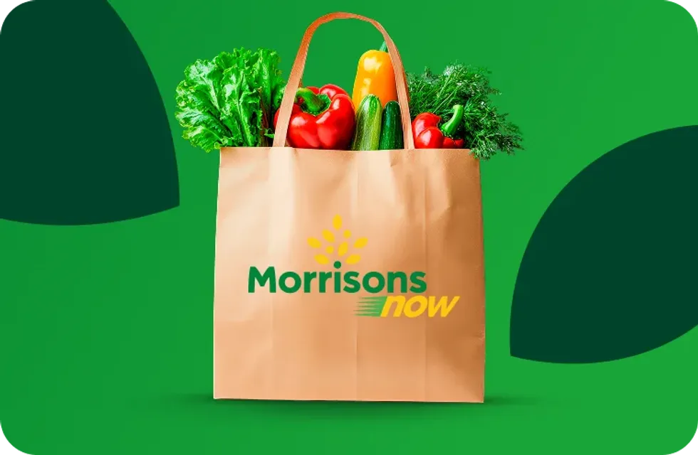 Morrisons Now grocery bag