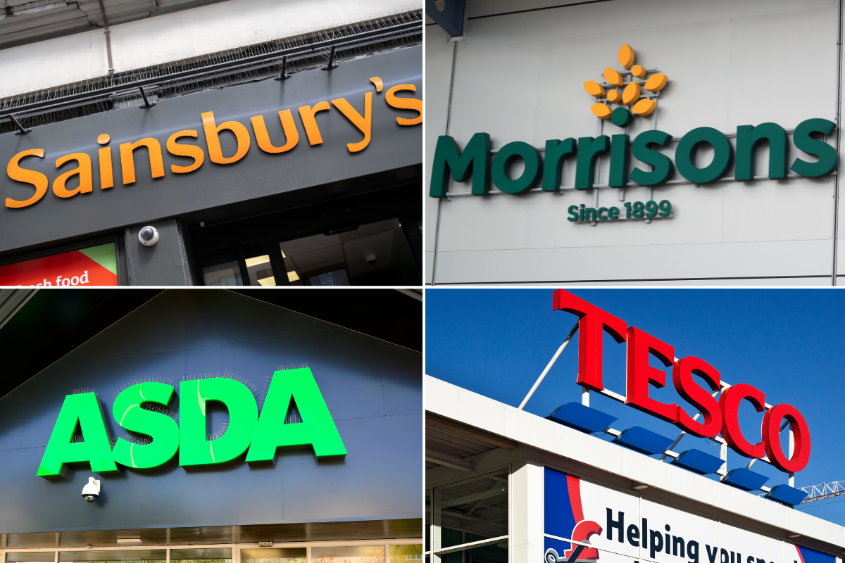 Morrisons; Sainsbury's; Asda; Tesco