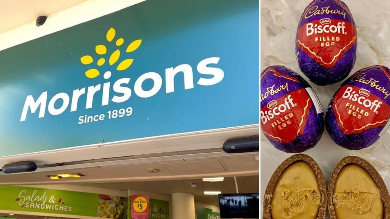 Morrisons store / Cadbury Biscoff Filled Egg