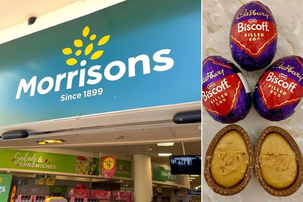 Morrisons store / Cadbury Biscoff Filled Egg