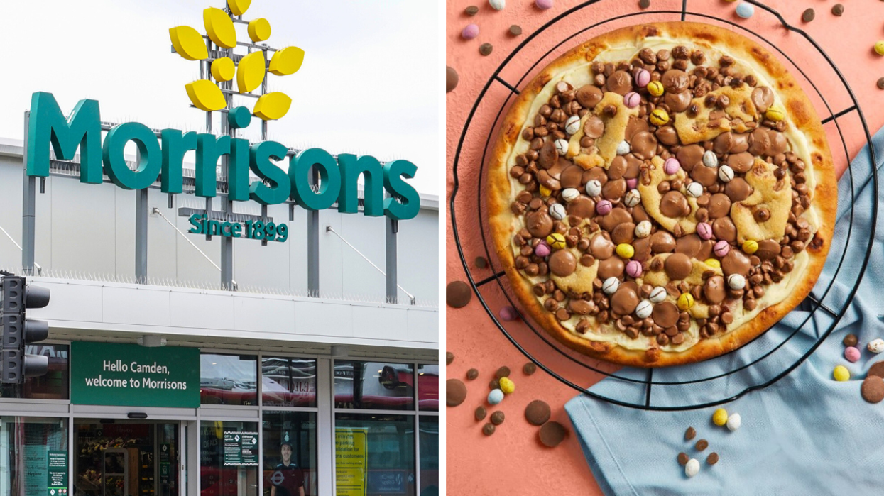 Morrisons store / Morrisons Easter Egg Pizza