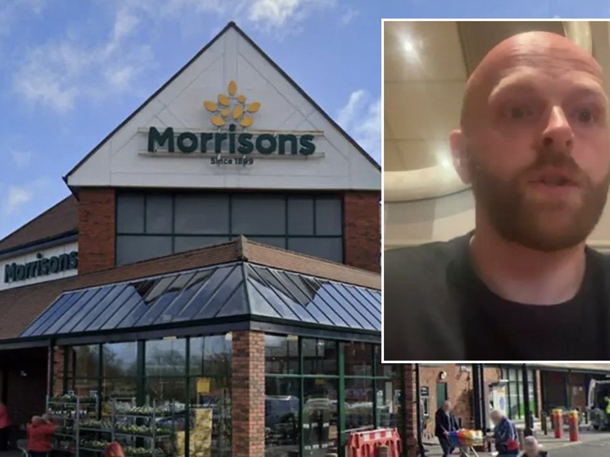 Morrisons storefront, Sean Egan