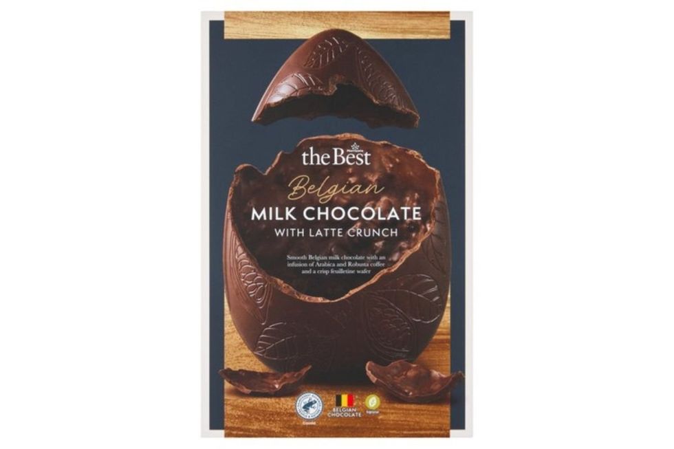 Morrisons The Best Milk Chocolate with Latte Crunch Easter Egg