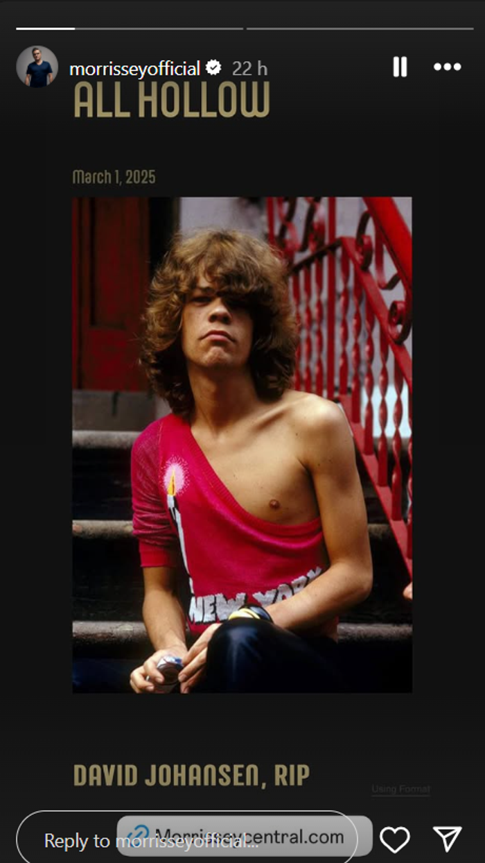 Morrissey Instagram