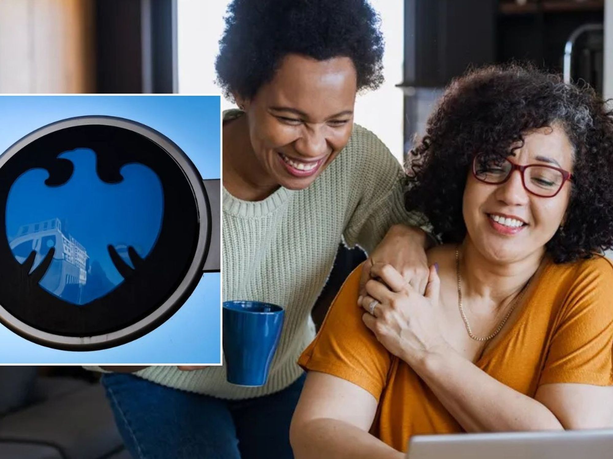 Mortgage holders and Barclays sign