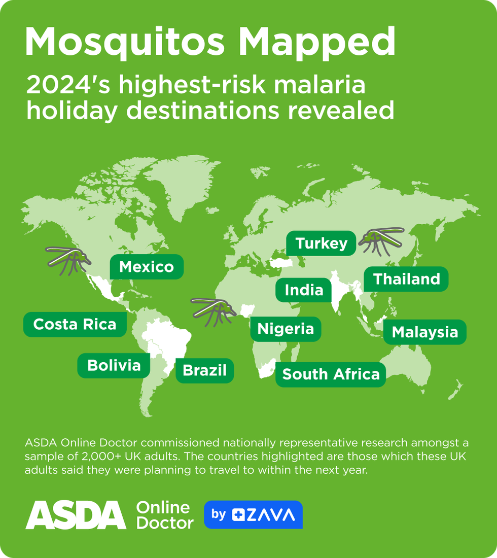 Mosquitos mapped