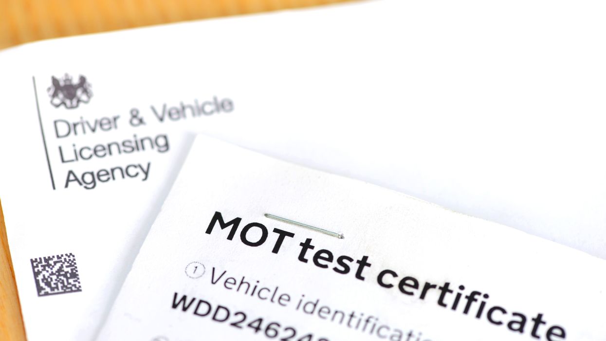 MOT test certificate