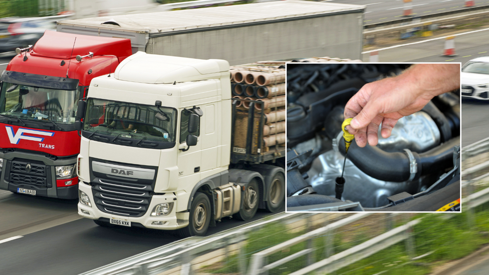 MOT testing and HGV on road