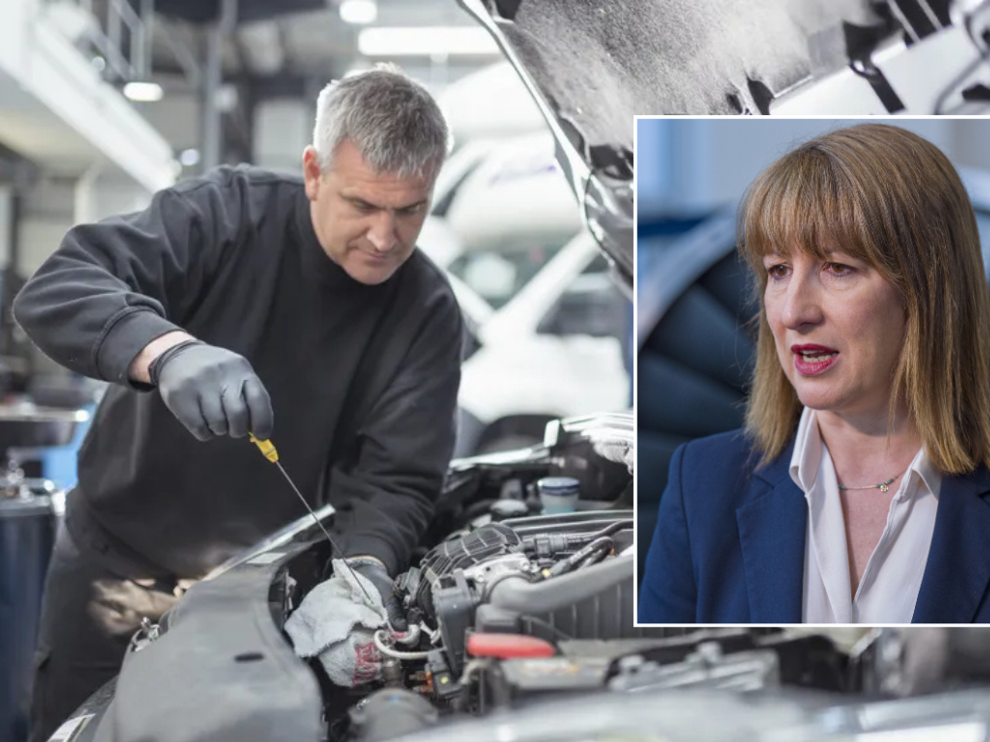 MOT tests and Rachel Reeves