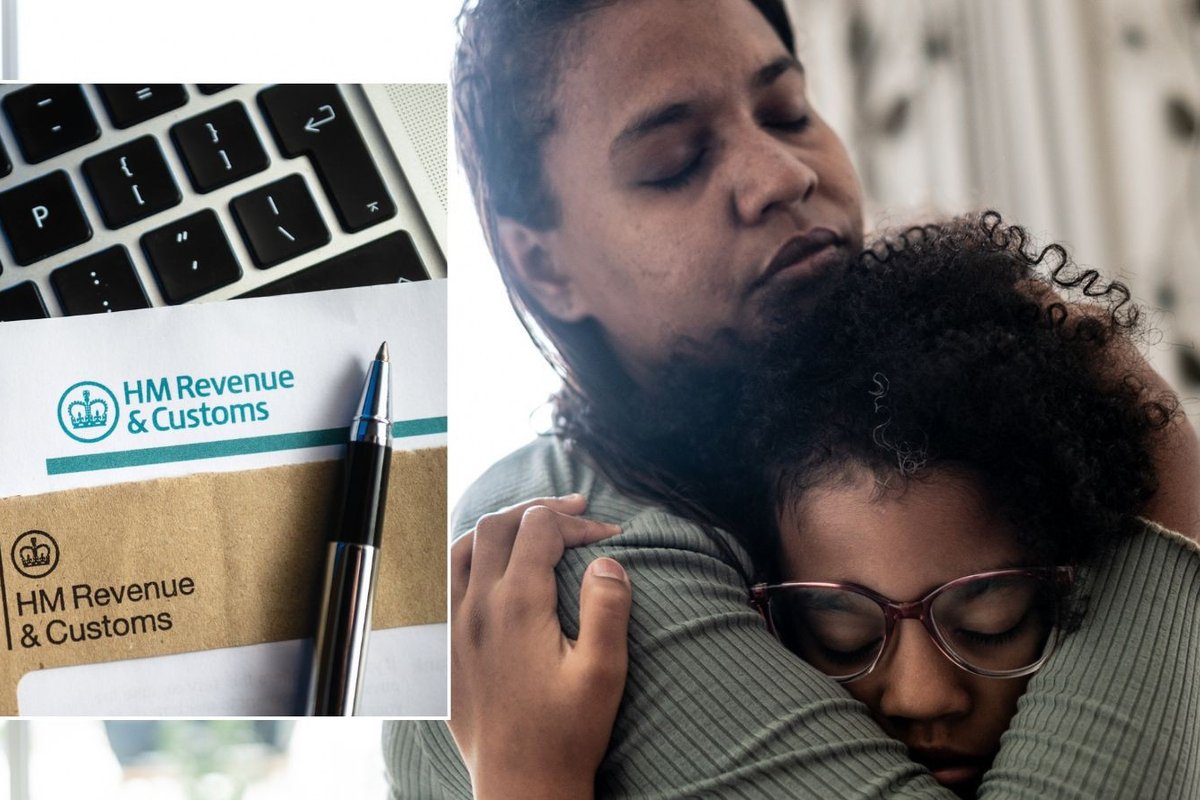 Mother and child, and HMRC letter