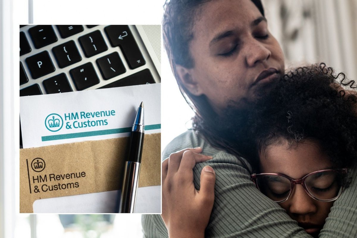 Mother and child, and HMRC letter