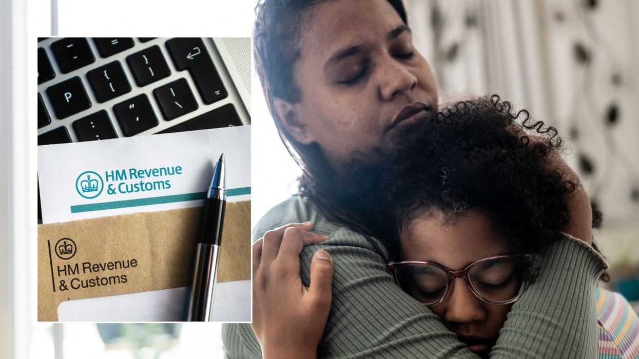 Mother and child, and HMRC letter