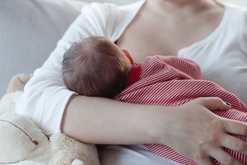 mother breast feeding