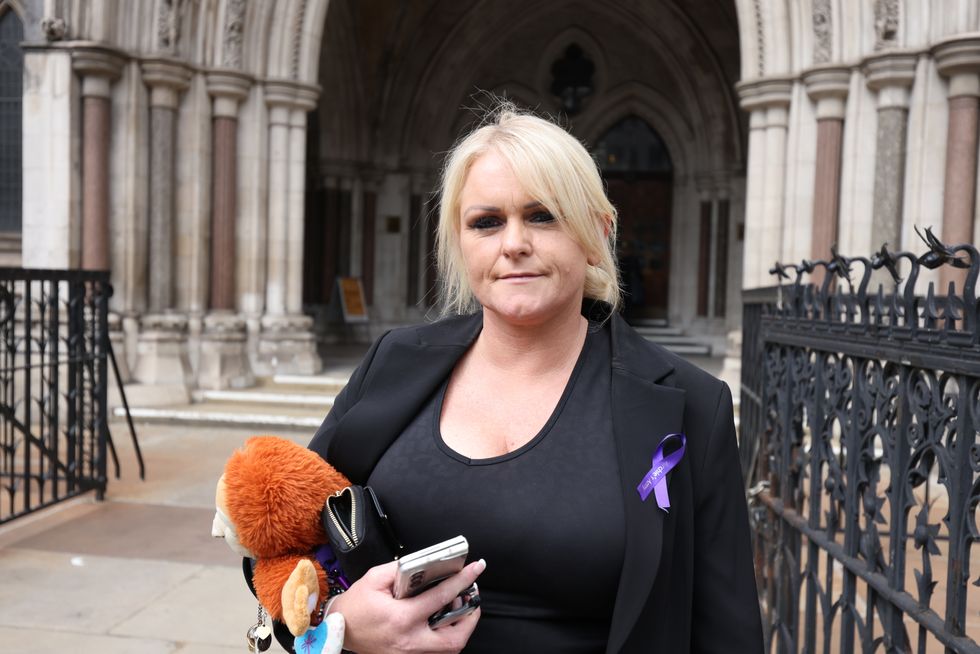 Mother of Archie Battersbee, Hollie Dance, outside the High Court, central London