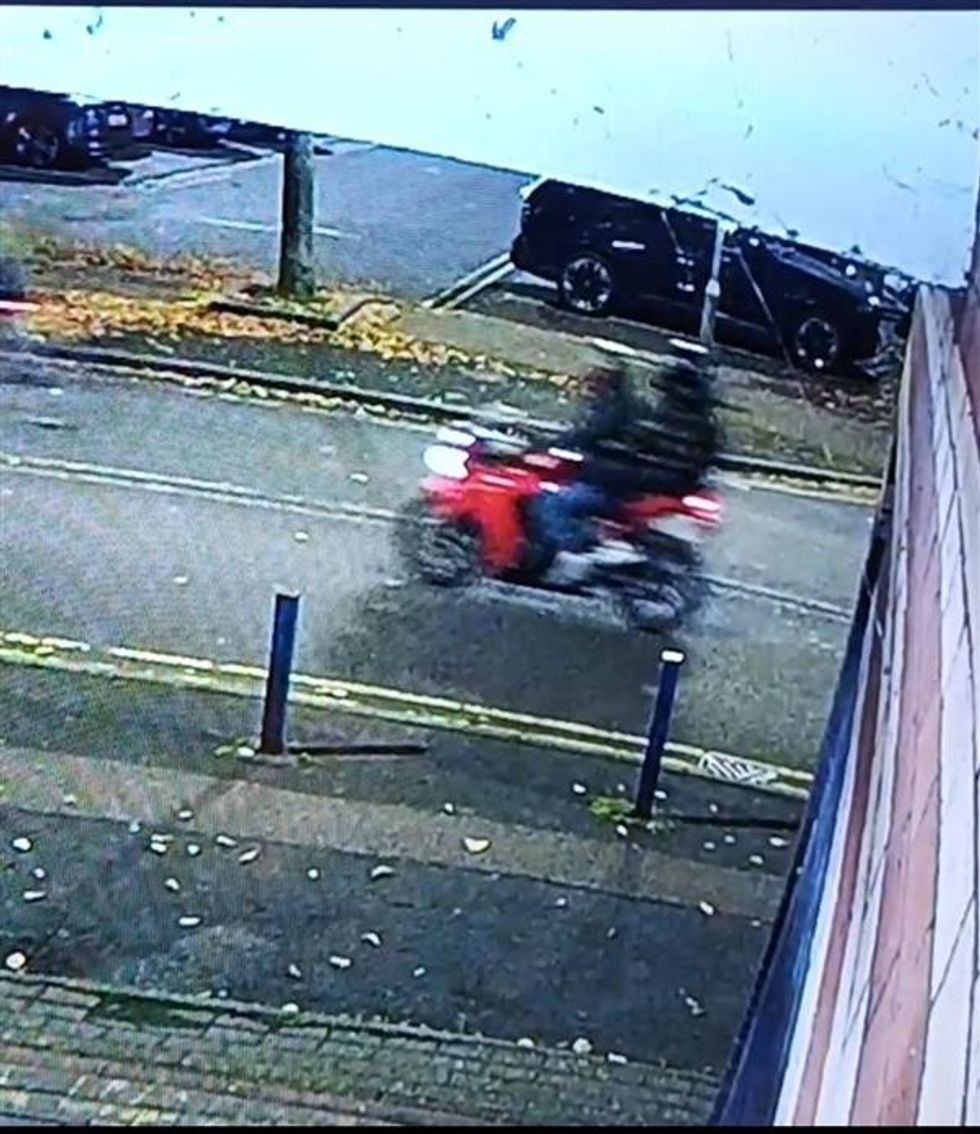 Motorbike attackers in Staffordshire