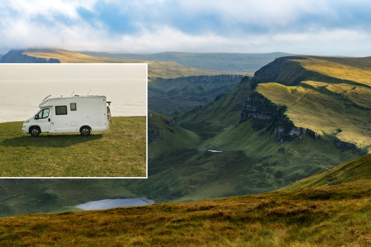Motorhome and the Highlands